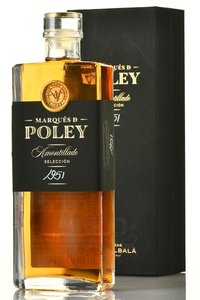 Marques de Poley Amontillado - херес Маркиз де Полей Амонтильядо 1951 год 0.2 л в п/у