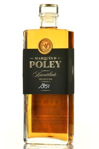 Marques de Poley Amontillado - херес Маркиз де Полей Амонтильядо 1951 год 0.2 л в п/у