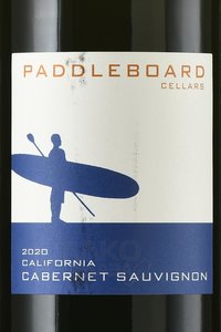 Paddleboard Cellars Cabernet Sauvignon - вино Пэдлборд Селлар Каберне Совиньон 2020 год 0.75 л красное сухое