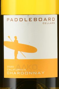 Paddleboard Cellars Chardonnay - вино Пэдлборд Селлар Шардоне 2020 год 0.75 л белое сухое