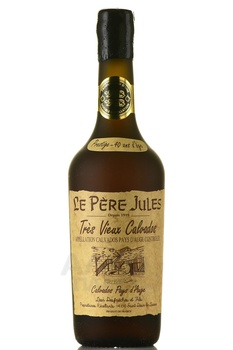 Le Pere Jules 40 ans with gift box - кальвадос Ле Пэр Жюль 40 лет 0.7 в д/у