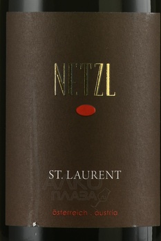 Netzl St. Laurent - вино Нетцль Санкт Лаурент 2017 год 0.75 л красное сухое