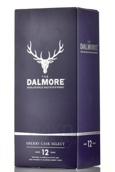 Dalmore 12 Years Old Sherry Cask Select gift box - виски солодовый Далмор 12 лет Шерри Каск Селект 0.7 л в п/у