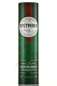 Speymhor Single Malt - виски Спеймор Сингл Молт 0.7 л в тубе