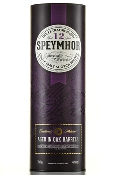 Speymhor 12 Years Old - виски Спеймор 12 лет 0.7 л в тубе