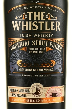 The Whistler Imperial Stout Cask Finish Irish Whiskey - виски Уистлер Империал Стаут Каск Финиш Айриш Виски 0.7 л