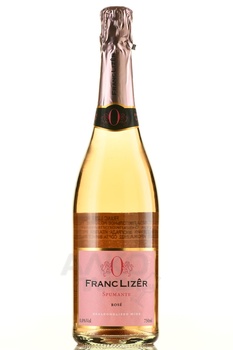 Frank Lizer Rose - вино безалкогольное игристое Франк Лизер Розе 0.75 л розовое полусухое