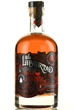 El Libertad Flavor of Freedom Sherry Spiced 8 Years Old - ром Эль Либертад 8 лет Аромат Свободы Пряный Шерри 0.7 л