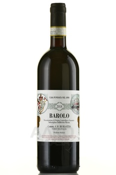 Vitivinicola Burlotto Barolo DOC - вино Витивиникола Бурлотто Бароло ДОК 2018 год 0.75 л красное сухое