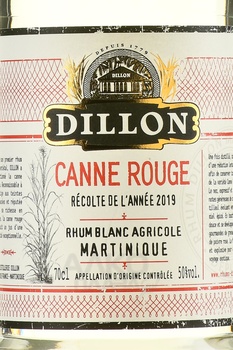 Dillon Canne Rouge Blanc Agricole Martinique AOC - ром Диллон Кан Руж Блан Агриколь Мартиника АОС 0.7 л