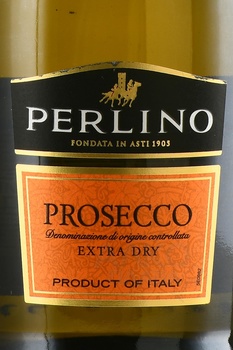 Perlino Prosecco DOC Extra Dry - вино игристое Просекко Перлино DOC 0.75 л