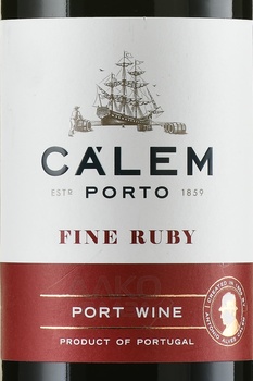 Calem Fine Ruby - портвейн Калем Файн Руби 0.75 л