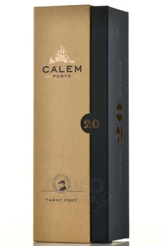 Calem 20 Years Old Tawny Wooden Box - портвейн Калем 20 лет Тони 0.75 л в д/у