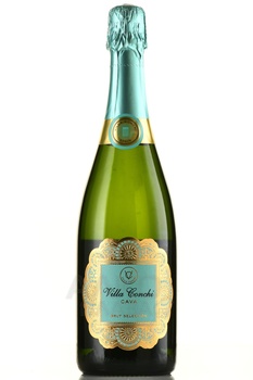 Villa Conchi Cava Brut Seleccion - вино игристое Кава Брют Селексьон Вилла Кончи 0.75 л белое брют в тубе