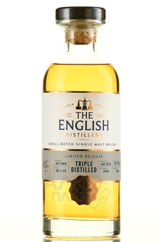 English Whisky Small Batch Release Triple Distilled - виски Инглиш Смол Батч Релиз Трипл Дистилд 0.7 л в п/у