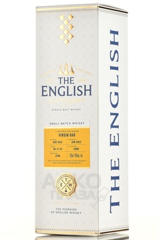 English Whisky Small Batch Release Virgin Oak - виски односолодовый Инглиш Смол Бэтч Релиз Виржин Оак 0.7 л в п/у