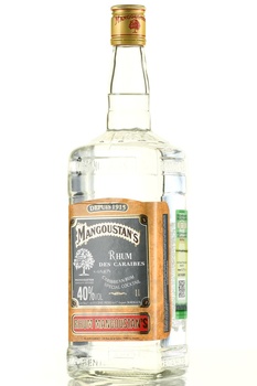 Mangoustan’s Rhum des Caraibes - ром Мангустан де Караиб 1 л