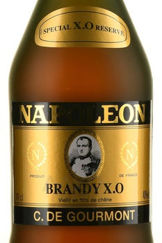 Napoleon C. de Gourmont XO - бренди Наполеон Си де Гурмон ХО 0.7 л