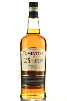 Tomintoul Speyside Glenlivet - виски Томинтоул Спейсайд Гленливет 25 лет 0.7 л