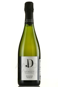 Champagne Jacquinet-Dumez Dialogie Blanc de Noirs Premier Cru - шампанское Жакине-Дюме Дьяложи Блан де Нуар Премье Крю 2018 год 0.75 л белое экстра брют