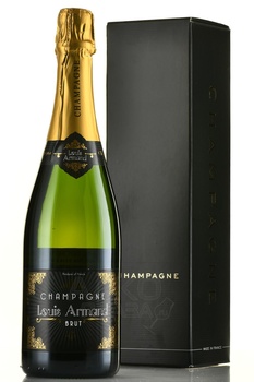 Louis Armand Brut Champagne - шампанское Шампань Луи Арман Брют 2020 год 0.75 л белое брют в п/у