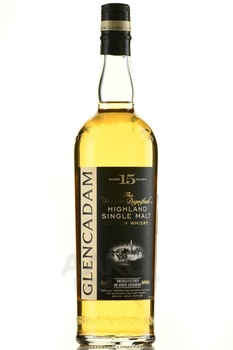 Glencadam Single Malt Scotch Whisky 15 Year Old - виски Гленкадам Сингл Молт Скотч Виски 15 лет 0.7 л в тубе