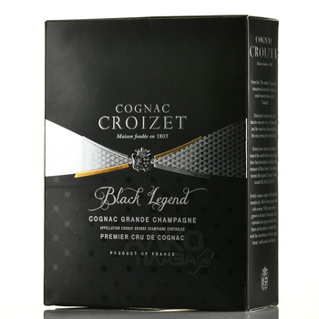 Croizet Black Legend Cognac - коньяк Крозет Блэк Легенд 0.7 л в п/у