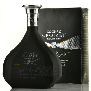 Croizet Black Legend Cognac - коньяк Крозет Блэк Легенд 0.7 л в п/у