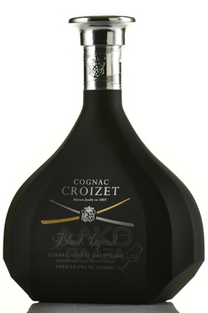 Croizet Black Legend Cognac - коньяк Крозет Блэк Легенд 0.7 л в п/у