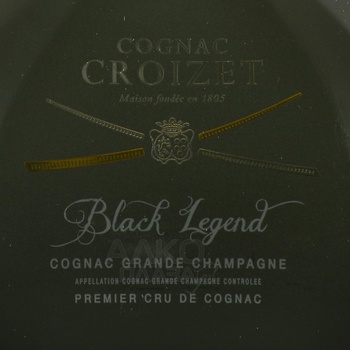 Croizet Black Legend Cognac - коньяк Крозет Блэк Легенд 0.7 л в п/у