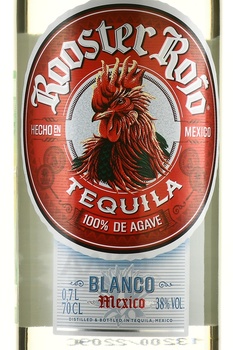 Tequila Rooster Rojo Blanco - текила Рустер Рохо Бланко 0.7 л