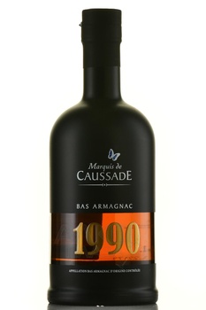 Marquis de Caussade 1990 - арманьяк Маркиз де Коссад 1990 года 0.7 л