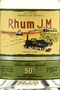 Rhum J.M Blanc - ром Жи.Эм Блан 0.7 л