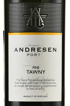 Andresen Fine Tawny - портвейн Андресен Файн Тони 0.75 л