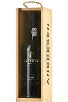 Porto Andresen Vintage 2005 Wooden Box - портвейн Андресен Винтаж 2005 год 0.75 л в д/у