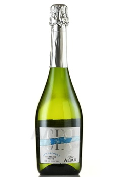 Vina Albali Sparkling White - безалкогольное белое игристое вино Винья Албали 0.75 л