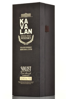 Kavalan Solist Peated Single Malt Cask Strength - виски Кавалан Солист Питед Сингл Молт Каск Стренгс 0.7 л в п/у