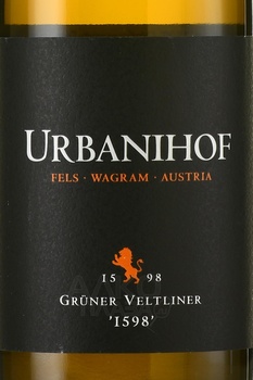 Urbanihof Gruner Veltliner 1598 - вино Урбанихоф Грюнер Вельтлинер 1598 2021 год 0.75 л белое сухое