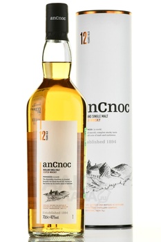 AnCnoc 12 years - виски АнНок 12 лет 0.75 л