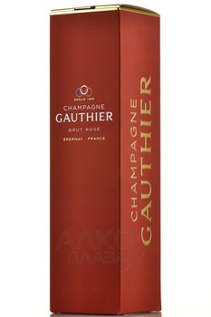 Gauthier Rose Champagne - шампанское Готье Розе 2018 год 0.75 л брют розовое п/у