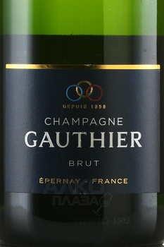 Gauthier Brut Champagne - шампанское Готье Брют 2018 год 0.75 л белое брют в п/у