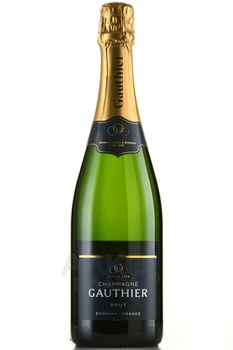 Gauthier Brut Champagne - шампанское Готье Брют 2018 год 0.75 л белое брют в п/у