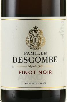 Famille Descombe Pinot Noir - вино Фамий Декомб Пино Нуар 2021 год 0.75 л красное сухое