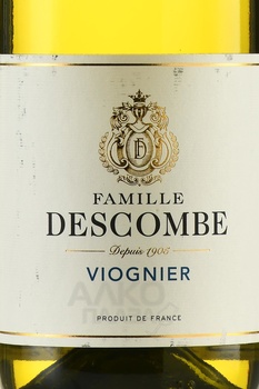 Famille Descombe Viognier - вино Фамий Декомб Вионье 2022 год 0.75 л белое сухое