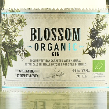 Blossom London Dry - джин Блоссом Лондон Драй 0.7 л