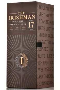 The Irishman 17 Years Old Single Malt Gift Box - виски Айришмен 17 лет Сингл Молт 0.7 л в п/у