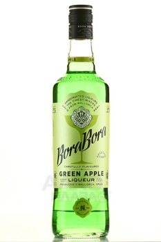 Bora Bora Green Apple - ликер Бора Бора Зеленое Яблоко 0.7 л