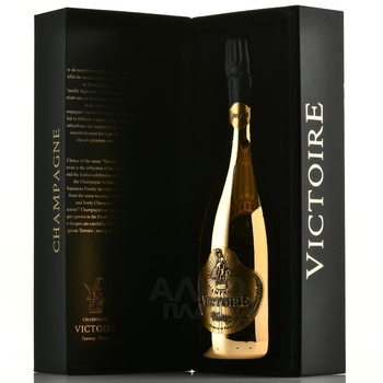 Victoire Gold Vintage Champagne - шампанское Шампань Виктуар Голд Винтаж 2015 год 0.75 л белое брют в п/у