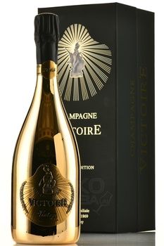 Victoire Gold Vintage Champagne - шампанское Шампань Виктуар Голд Винтаж 2015 год 0.75 л белое брют в п/у