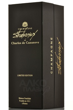 Champagne Stradivarius Vintage 2009 Gold Brut - шампанское Шампань Страдивариус Винтаж 2009 Голд Брют 0.75 л белое брют в п/у